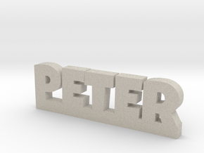 PETER Lucky in Natural Sandstone