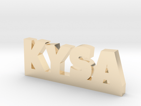 KYSA Lucky in 14k Gold Plated Brass