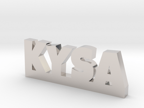 KYSA Lucky in Rhodium Plated Brass