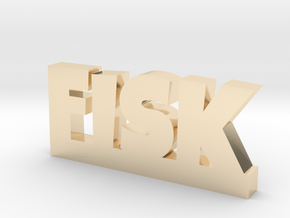 FISK Lucky in 14k Gold Plated Brass