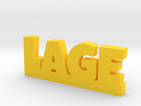 LAGE Lucky in Yellow Processed Versatile Plastic