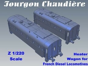 1-220 Fourgon Chaudiere 800kg-1300kg in Tan Fine Detail Plastic