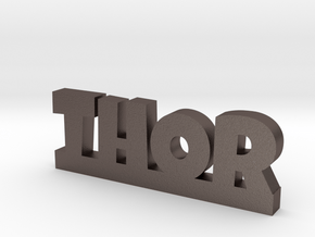 THOR Lucky in Polished Bronzed Silver Steel