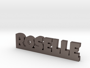ROSELLE Lucky in Polished Bronzed Silver Steel