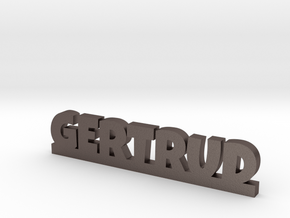 GERTRUD Lucky in Polished Bronzed Silver Steel