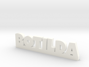 BOTILDA Lucky in White Processed Versatile Plastic