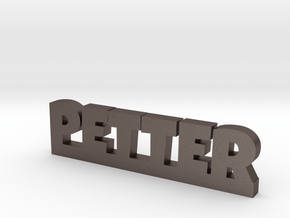 PETTER Lucky in Polished Bronzed Silver Steel