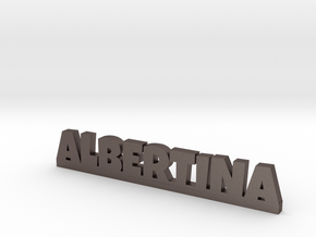 ALBERTINA Lucky in Polished Bronzed Silver Steel