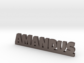 AMANDUS Lucky in Polished Bronzed Silver Steel