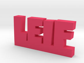 LEIF Lucky in Pink Processed Versatile Plastic