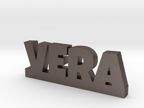VERA Lucky in Polished Bronzed Silver Steel