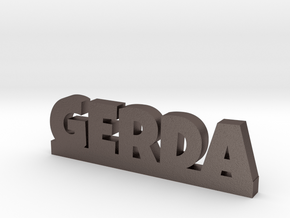 GERDA Lucky in Polished Bronzed Silver Steel