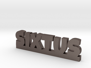 SIXTUS Lucky in Polished Bronzed Silver Steel