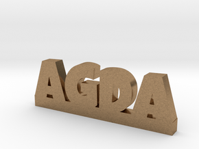 AGDA Lucky in Natural Brass