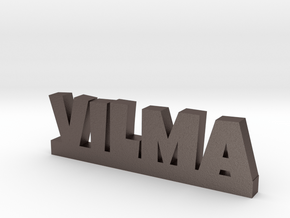 VILMA Lucky in Polished Bronzed Silver Steel