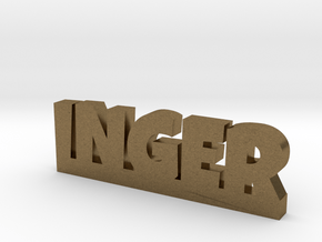INGER Lucky in Natural Bronze