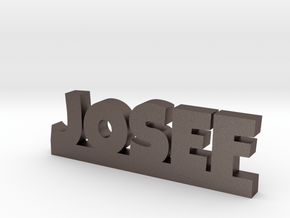 JOSEF Lucky in Polished Bronzed Silver Steel