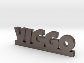 VIGGO Lucky in Polished Bronzed Silver Steel