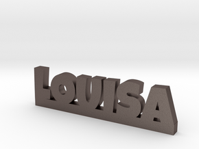 LOUISA Lucky in Polished Bronzed Silver Steel
