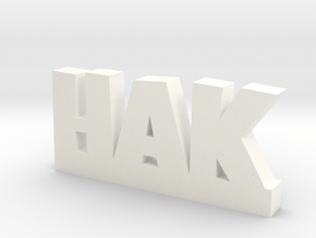 HAK Lucky in White Processed Versatile Plastic