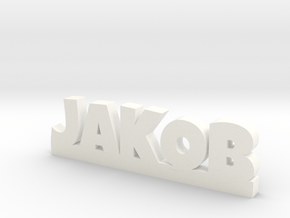 JAKOB Lucky in White Processed Versatile Plastic