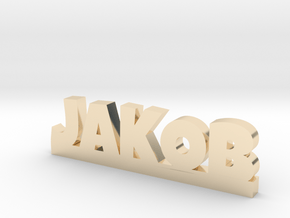 JAKOB Lucky in 14k Gold Plated Brass