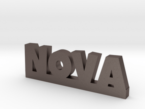 NOVA Lucky in Polished Bronzed Silver Steel