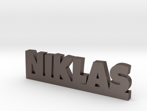 NIKLAS Lucky in Polished Bronzed Silver Steel