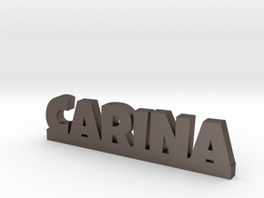 CARINA Lucky in Polished Bronzed Silver Steel