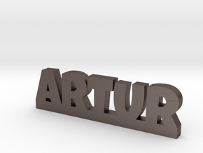 ARTUR Lucky in Polished Bronzed Silver Steel