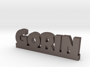 GORIN Lucky in Polished Bronzed Silver Steel