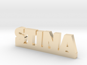STINA Lucky in 14k Gold Plated Brass