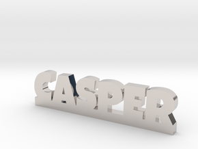 CASPER Lucky in Rhodium Plated Brass