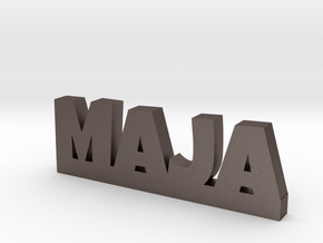 MAJA Lucky in Polished Bronzed Silver Steel