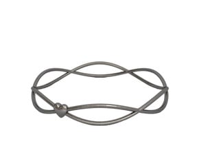 Bracelet in Polished Nickel Steel