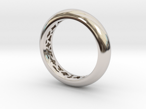 Pattern Ring  in Platinum