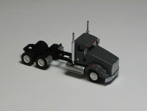 1:160 N Scale Kenworth T800 DaycabTractor x2 in Smooth Fine Detail Plastic