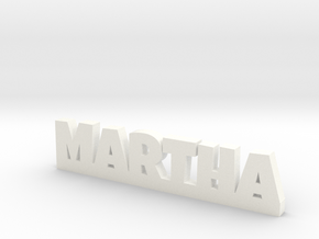 MARTHA Lucky in White Processed Versatile Plastic