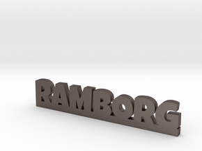 RAMBORG Lucky in Polished Bronzed Silver Steel