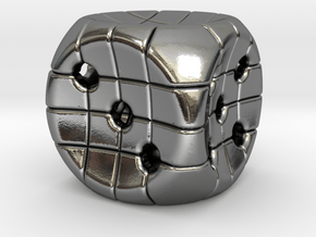 The Net D6 in Polished Silver