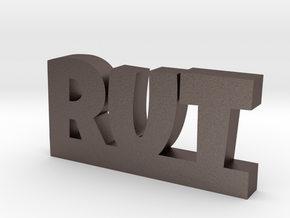 RUT Lucky in Polished Bronzed Silver Steel