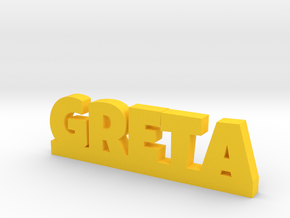 GRETA Lucky in Yellow Processed Versatile Plastic