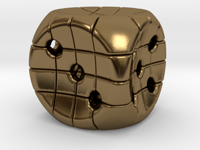 The Net D6 in Polished Bronze