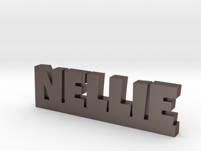 NELLIE Lucky in Polished Bronzed Silver Steel