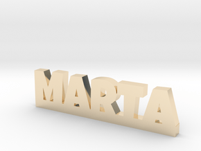MARTA Lucky in 14k Gold Plated Brass
