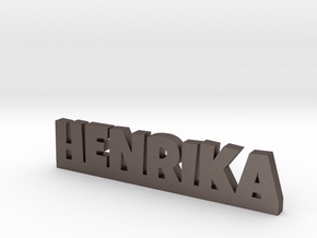 HENRIKA Lucky in Polished Bronzed Silver Steel