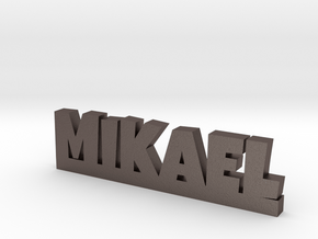 MIKAEL Lucky in Polished Bronzed Silver Steel