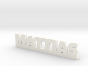MATTIAS Lucky in White Processed Versatile Plastic