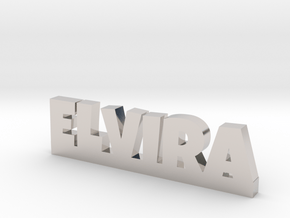 ELVIRA Lucky in Rhodium Plated Brass
