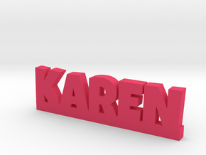 KAREN Lucky in Pink Processed Versatile Plastic